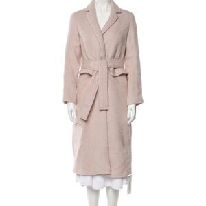 Vince Pink Belted Coat